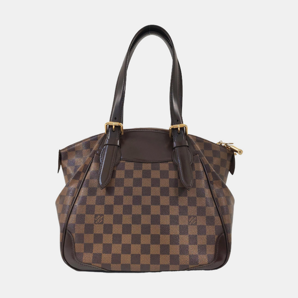 VERONA MM Damier Ebene Coated Canvas Brown