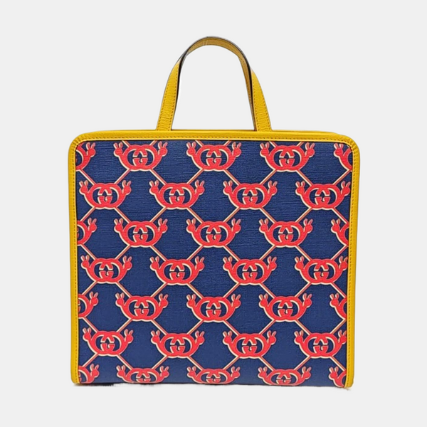 Monogram Coated Canvas Blue