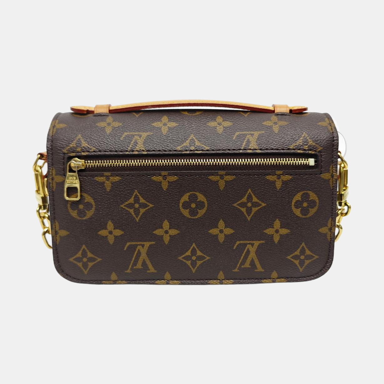 MÉTIS EAST WEST Monogram Coated Canvas Brown