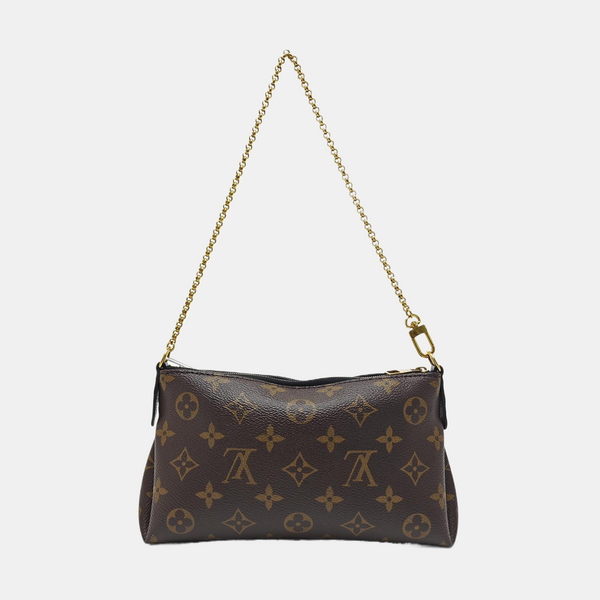 PALLAS BB Monogram Coated Canvas Brown
