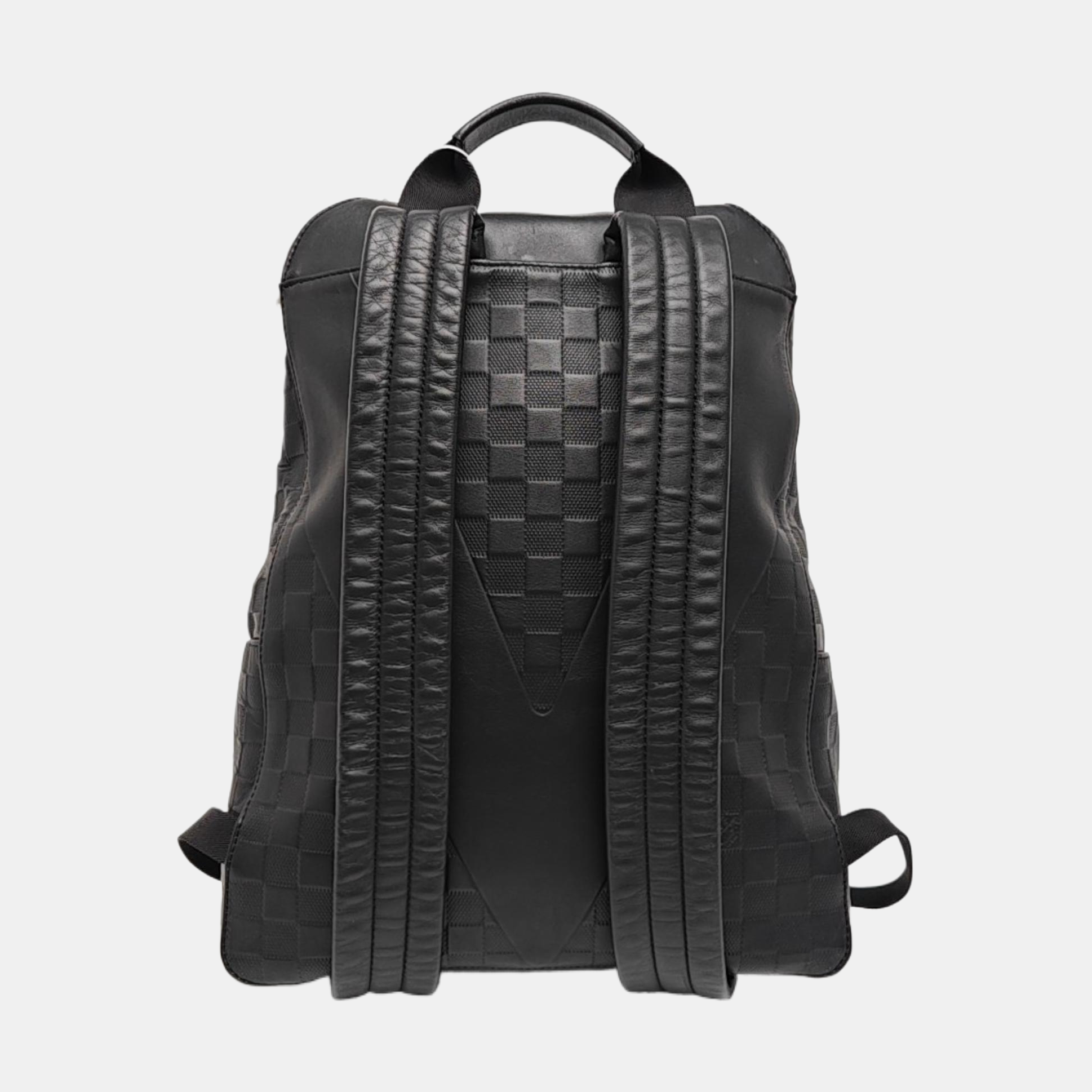 AVENUE Damier Graphite Calfskin Black