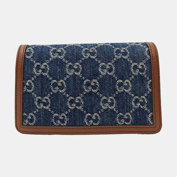 Dionysus Super Mini Monogram Denim Blue