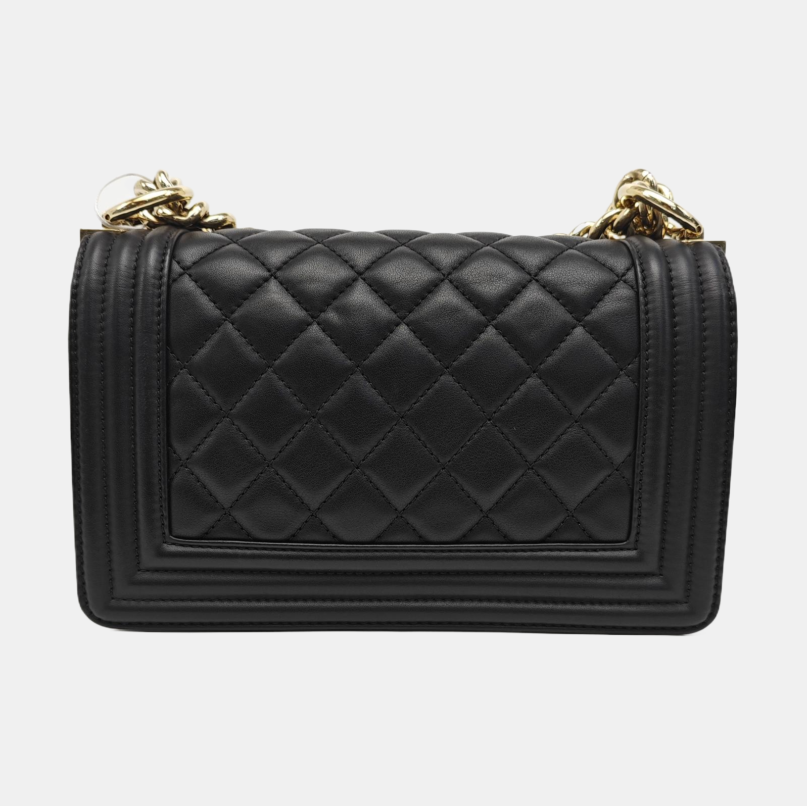 BOY CHANEL Small Quilted Lambskin Black