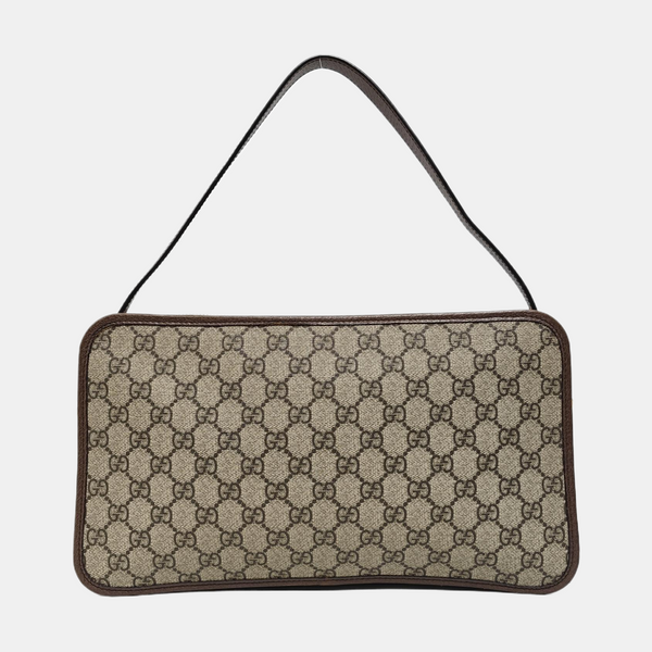 Ophidia Medium Monogram Coated Canvas Beige