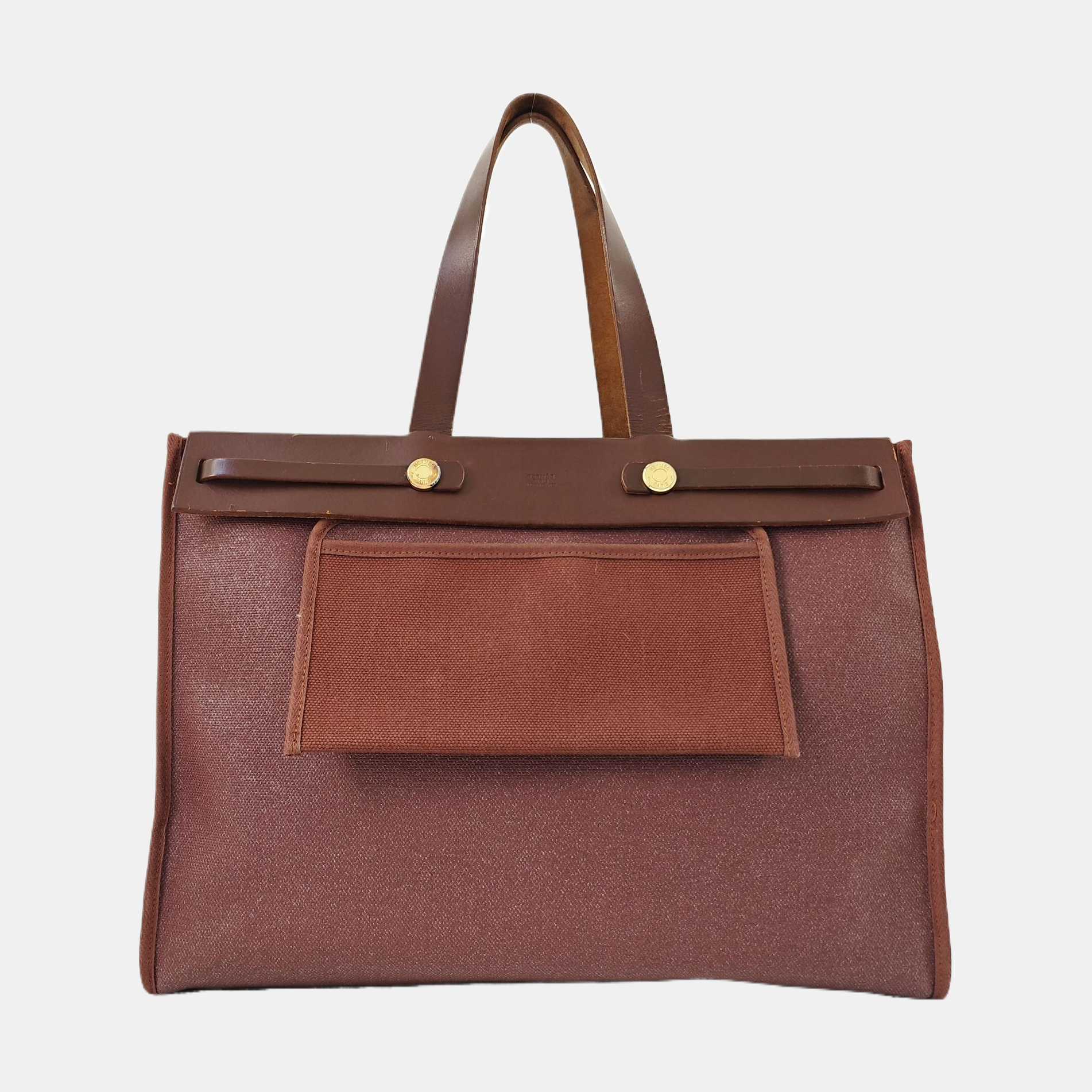 Herbag Cabas Coated Canvas Red