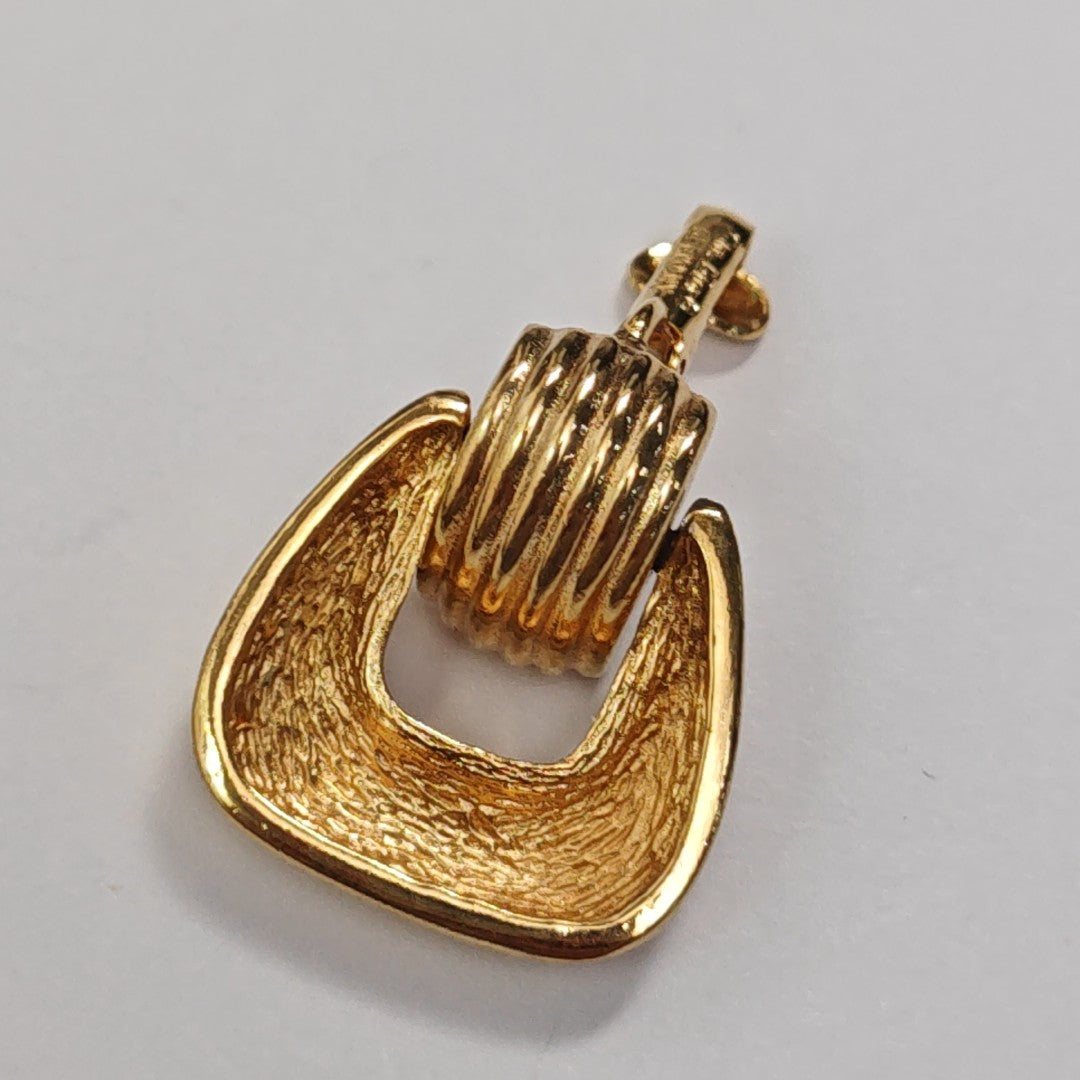 Metal Gold Clip On Earrings