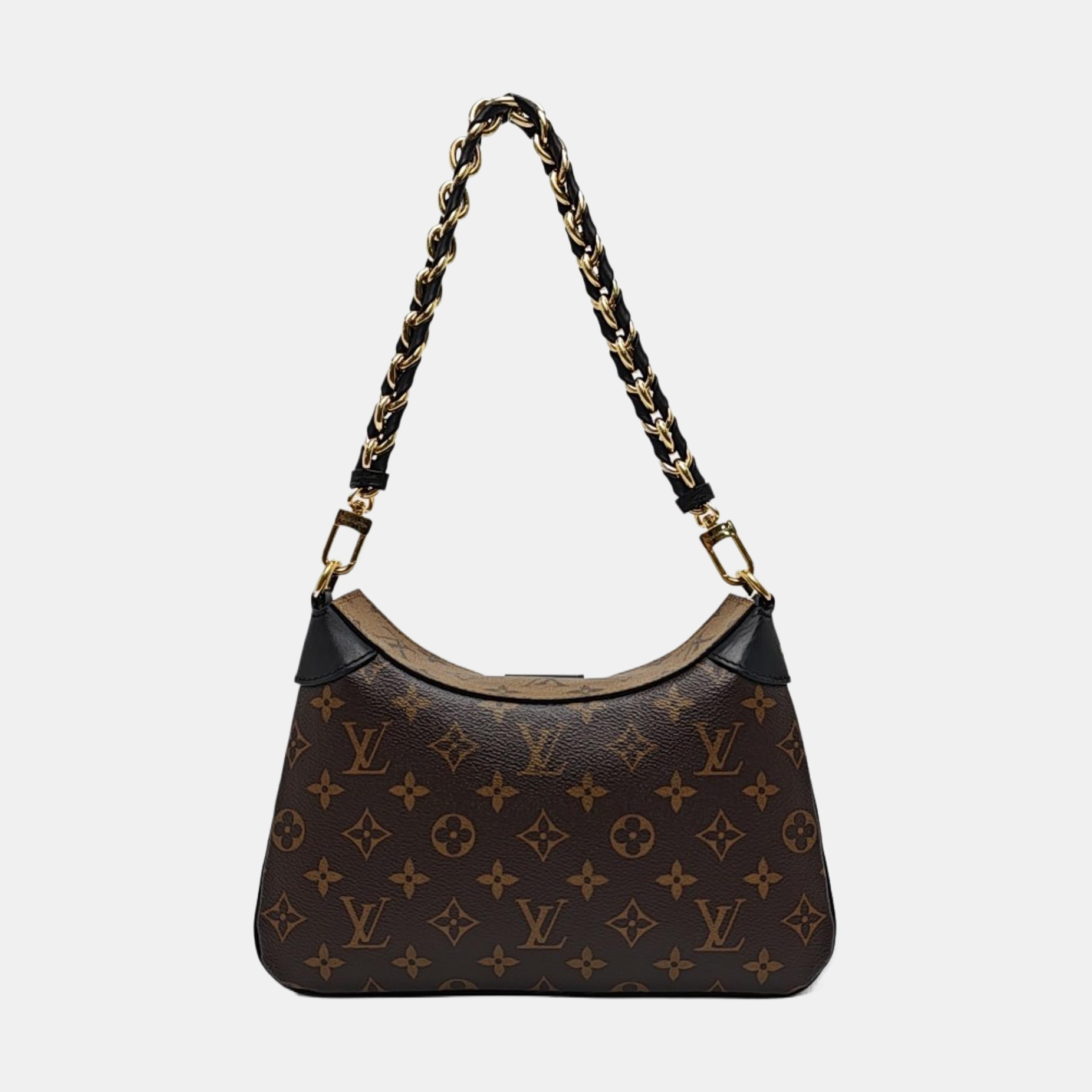 TWINNY Monogram Coated Canvas Brown
