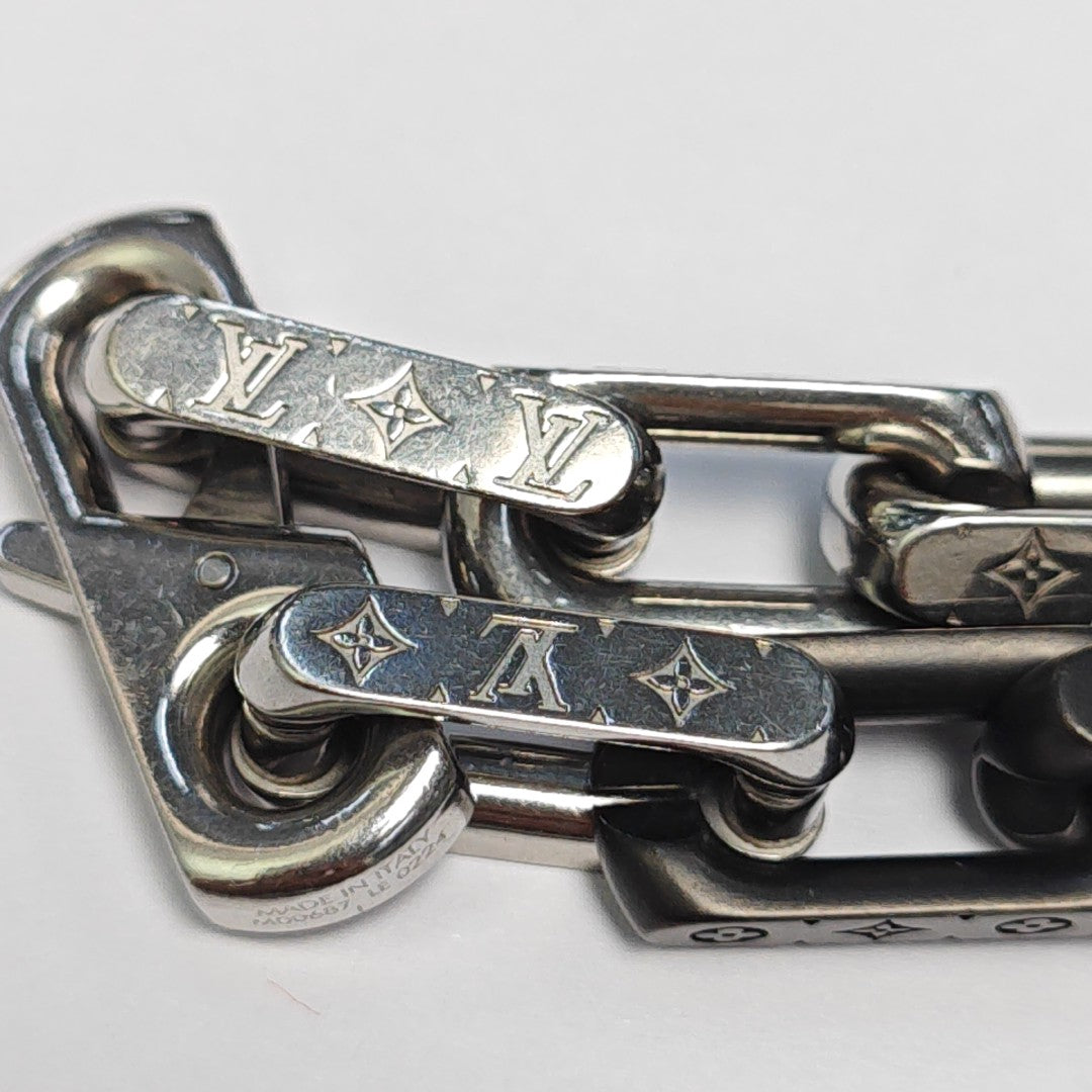 MONOGRAM CHAIN Metal Silver Bracelet