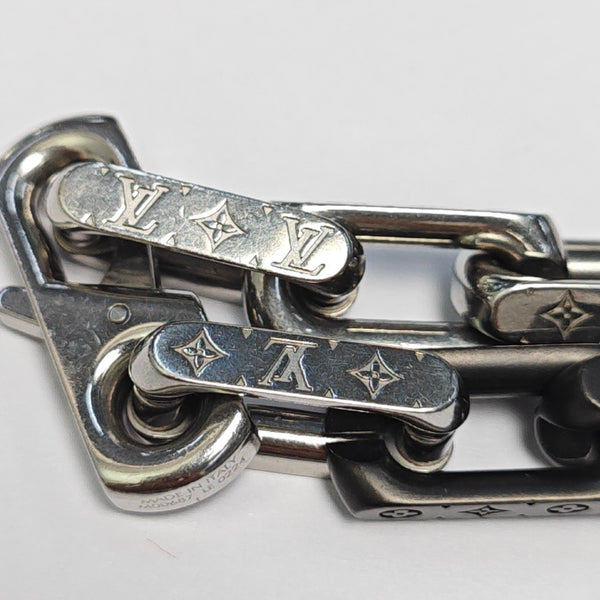 MONOGRAM CHAIN Metal Silver Bracelet
