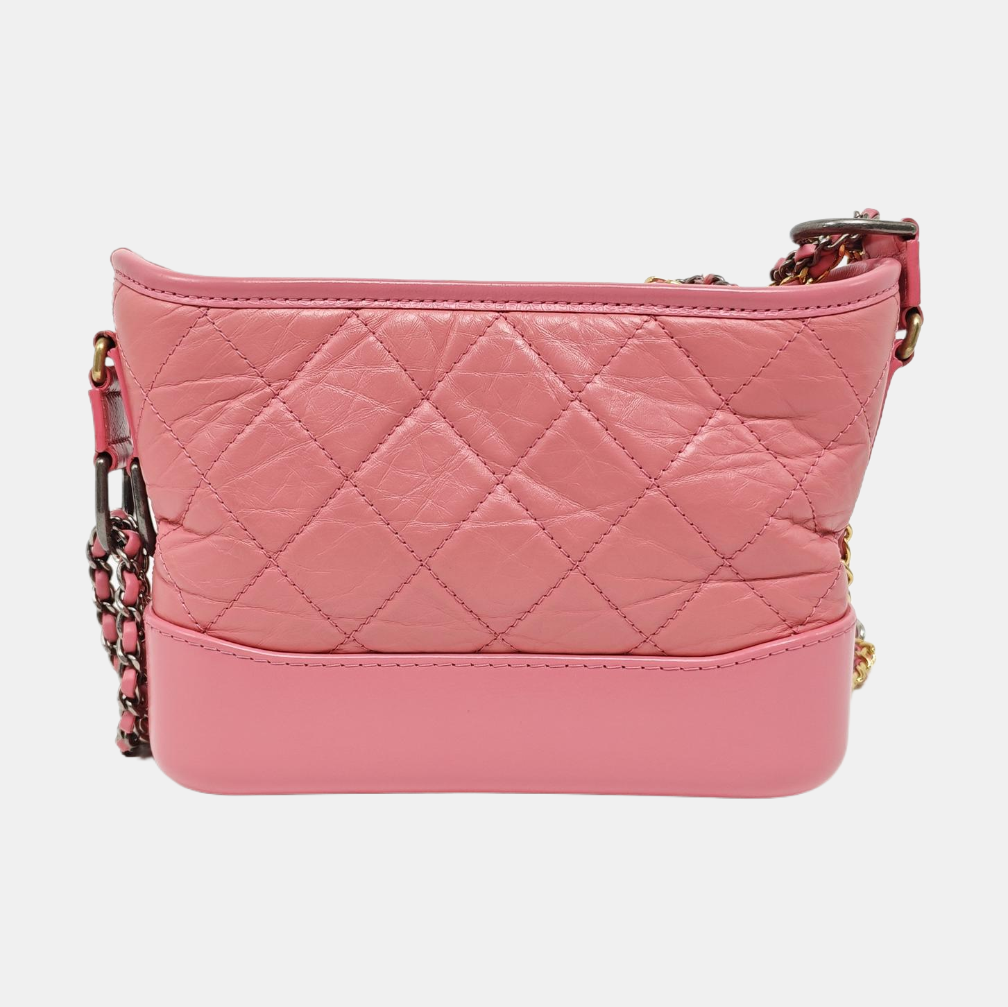 GABRIELLE Small Quilted Calfskin Red
