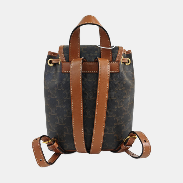 TRIOMPHE Mini Coated Canvas Brown