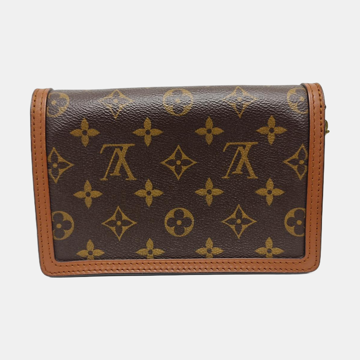 DAUPHINE WOC Monogram Coated Canvas Brown