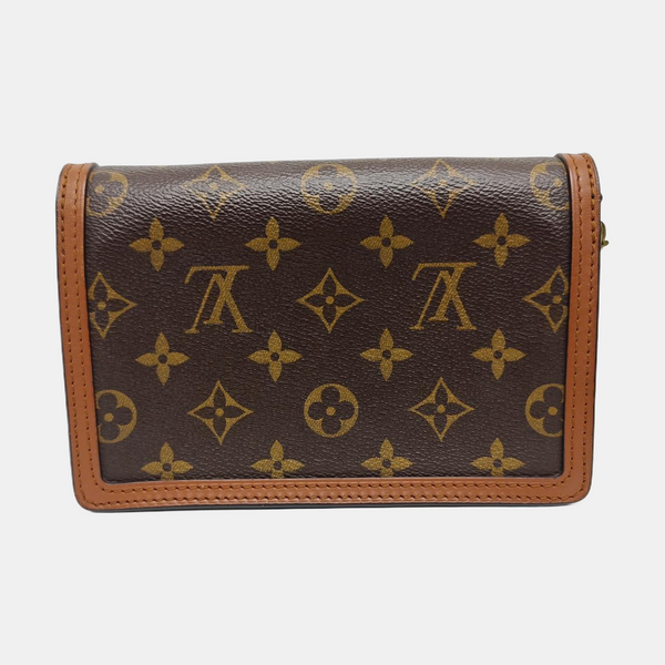 DAUPHINE WOC Monogram Coated Canvas Brown