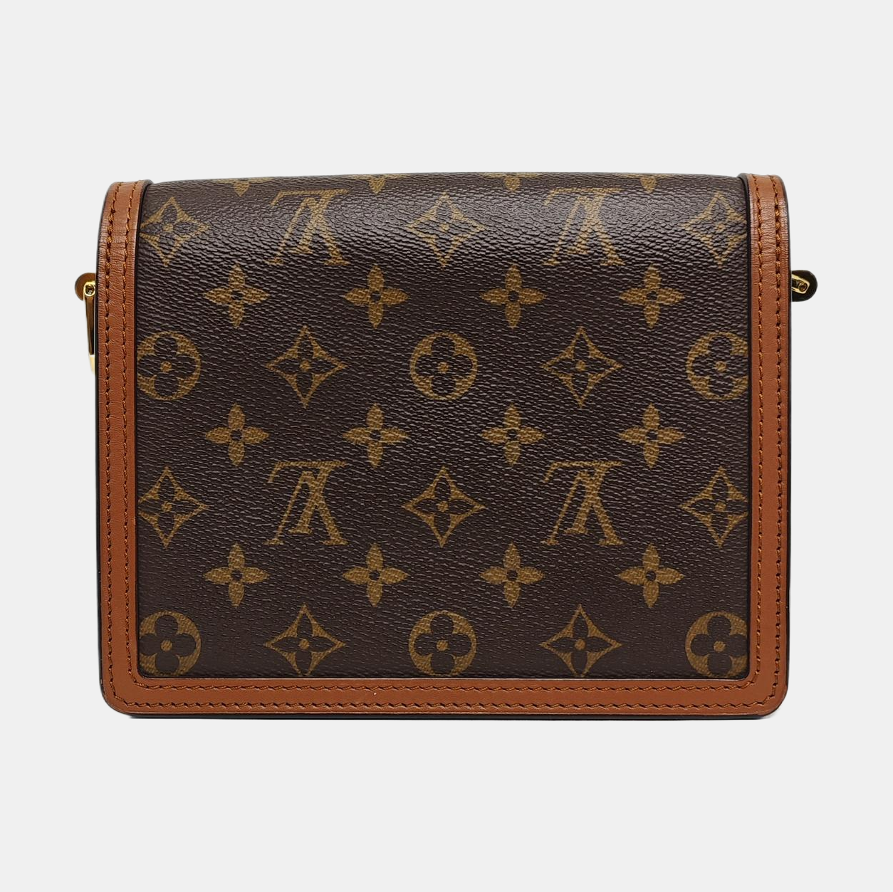 DAUPHINE Mini Monogram Coated Canvas Brown