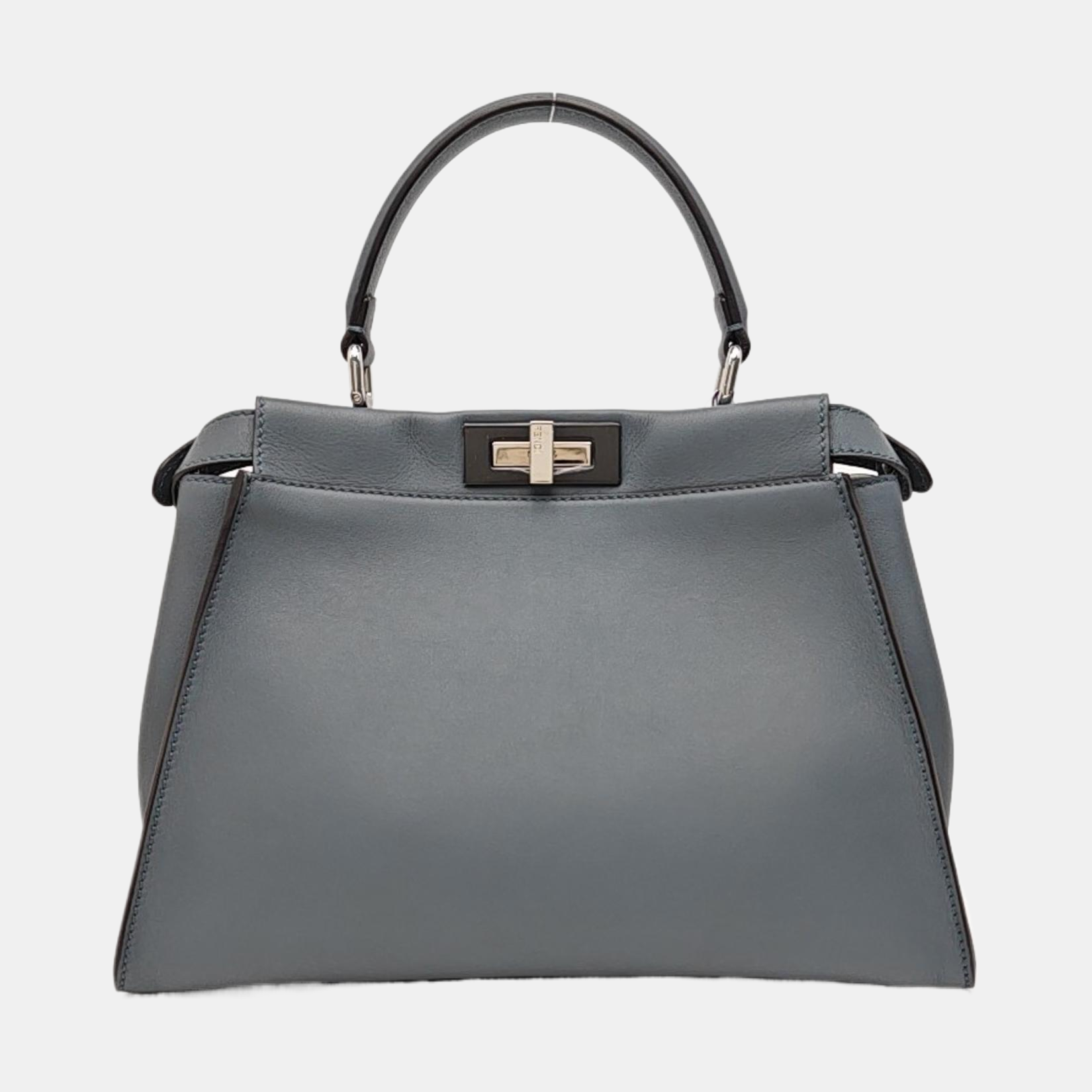 Peekaboo Medium Calfskin Blue