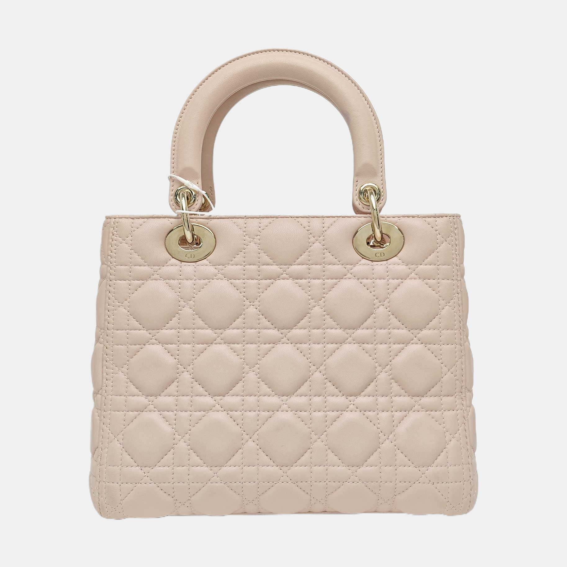 Lady Dior Medium Cannage Lambskin Pink