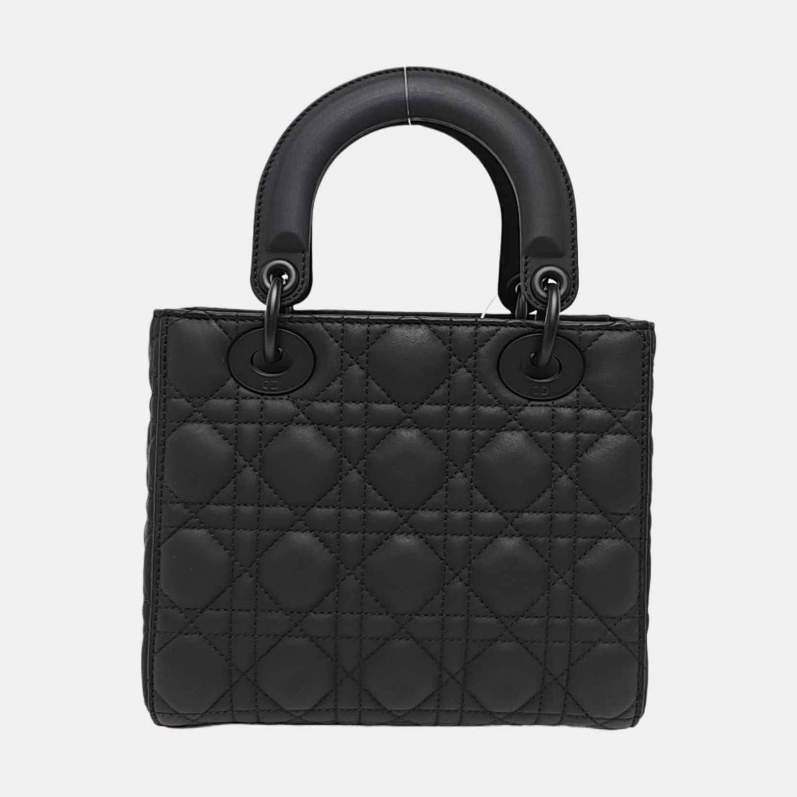 Lady Dior Small Cannage Calfskin Black