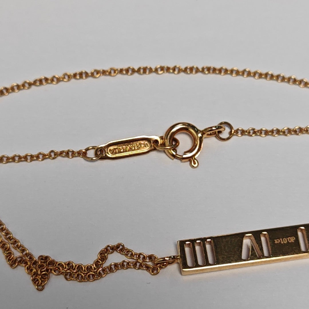 Atlas 18k Gold Rose Gold Necklace