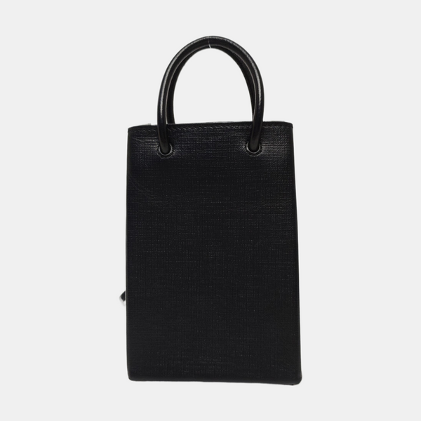Shopping Bag Calfskin Black