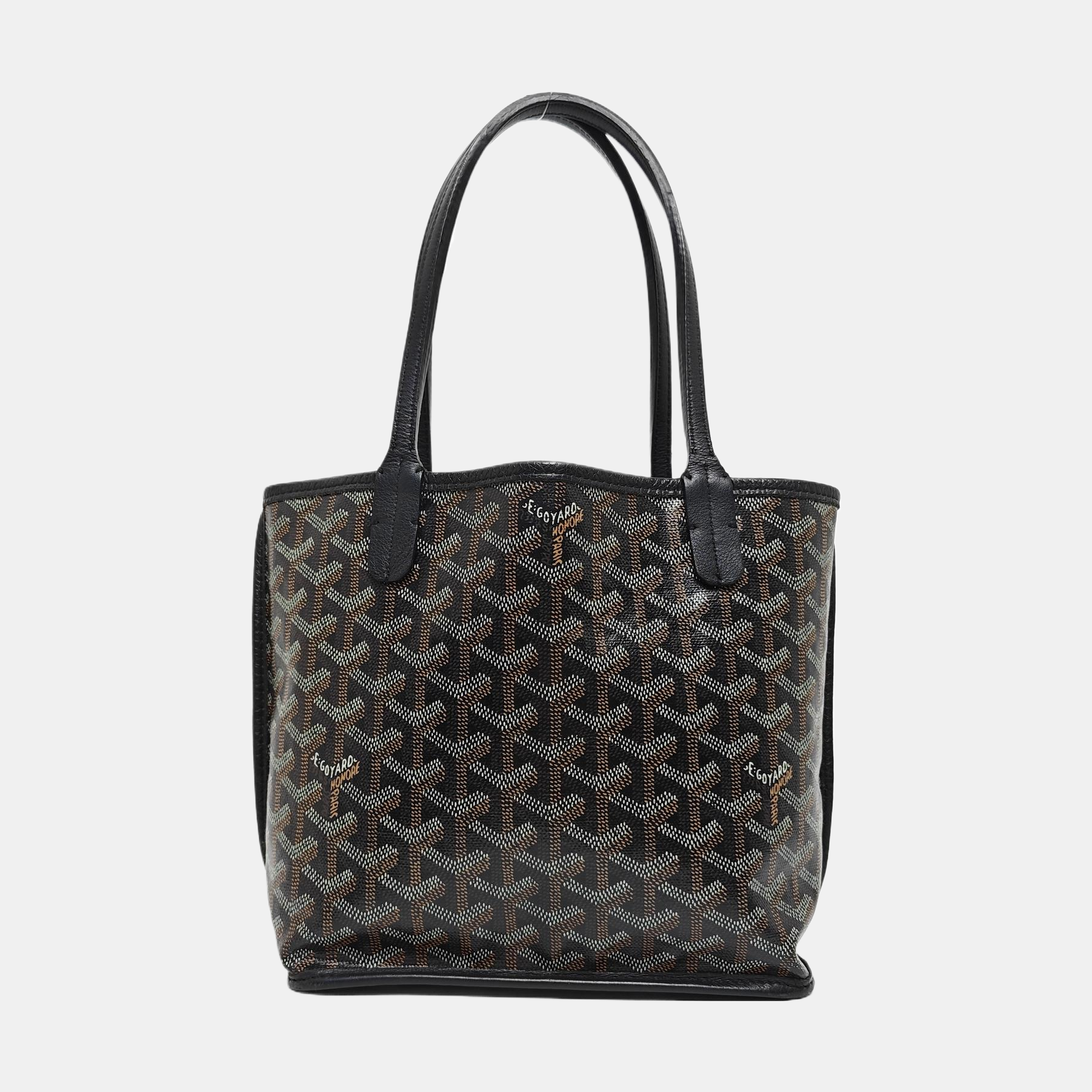 Anjou Mini Coated Canvas Black
