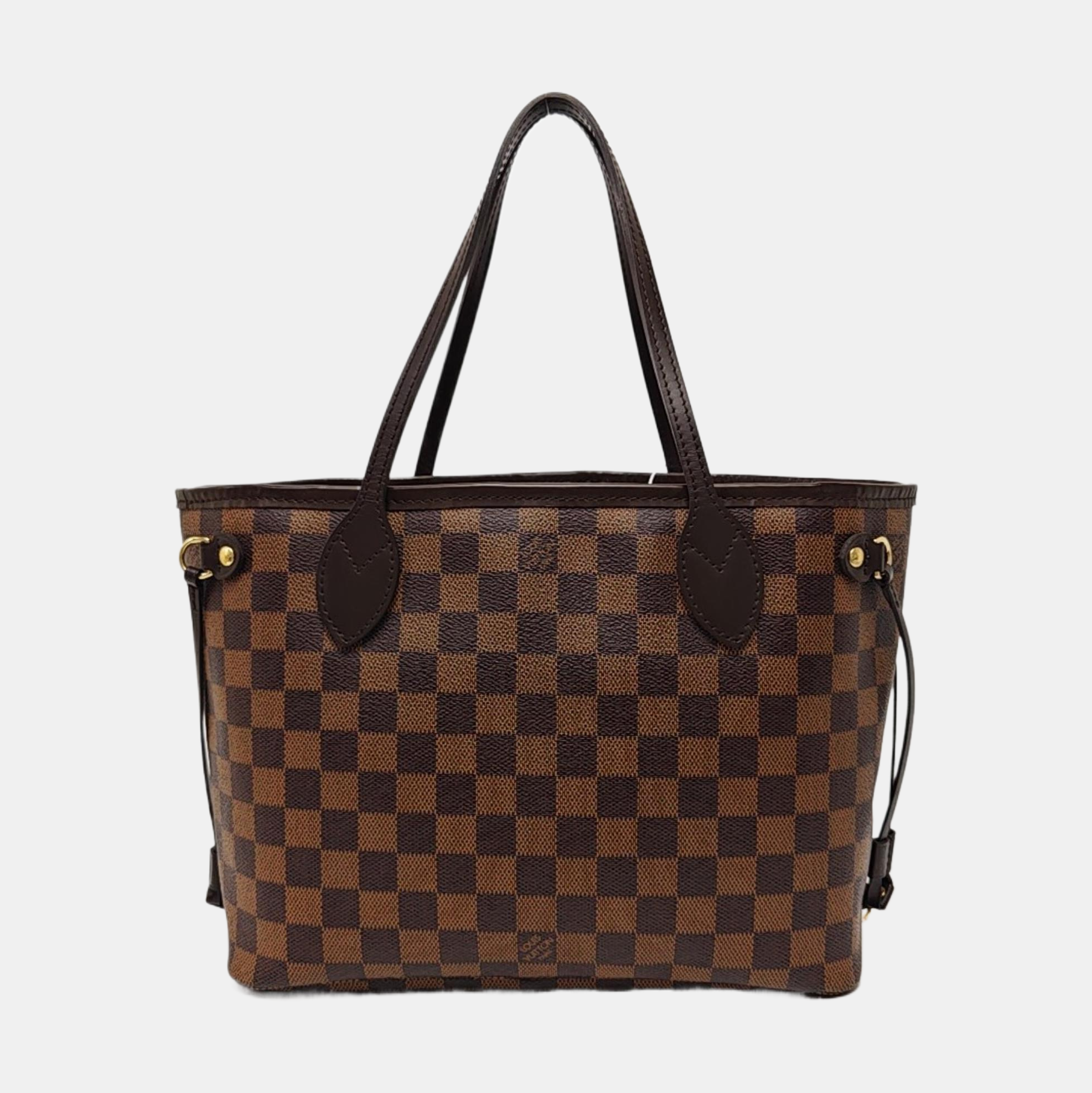 NEVERFULL PM Damier Ebene Coated Canvas Brown