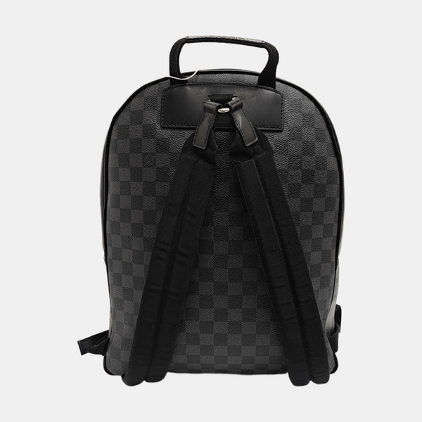 JOSH Damier Graphite Coated Canvas Gray