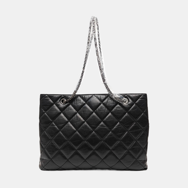 2.55 Quilted Calfskin Black
