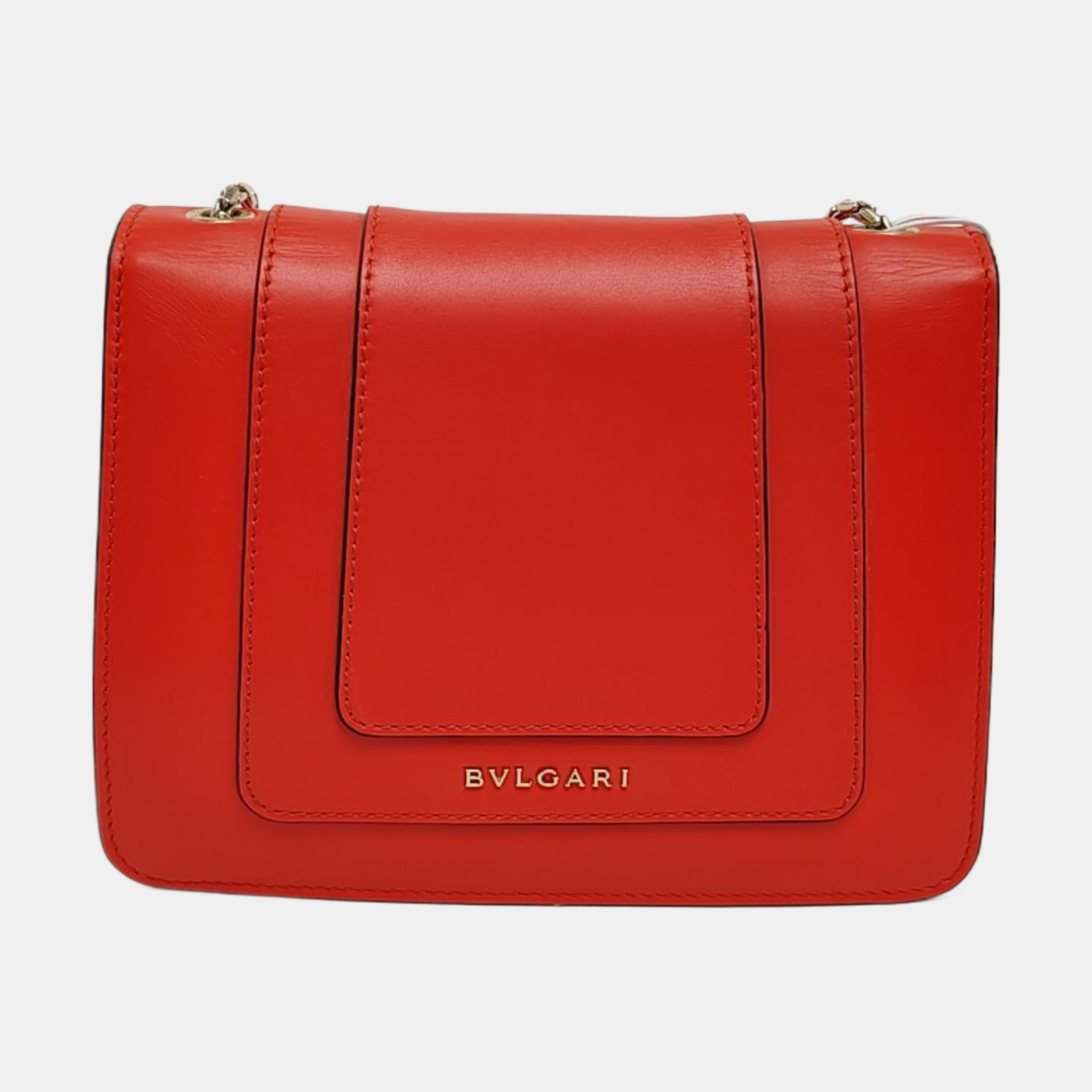 SERPENTI FOREVER Small Calfskin Red