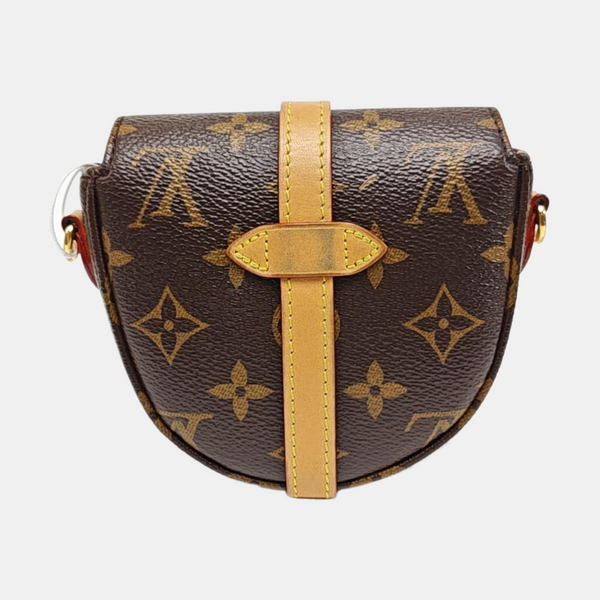 CHANTILLY Mini Monogram Coated Canvas Brown