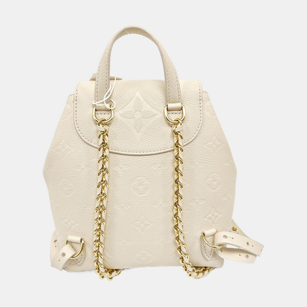 BACKUP Monogram Calfskin White