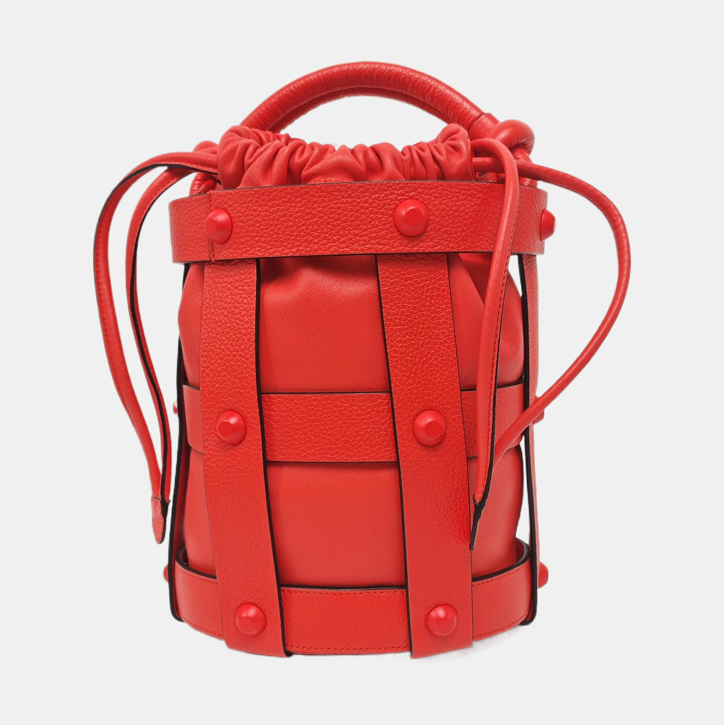Cage Lambskin Red