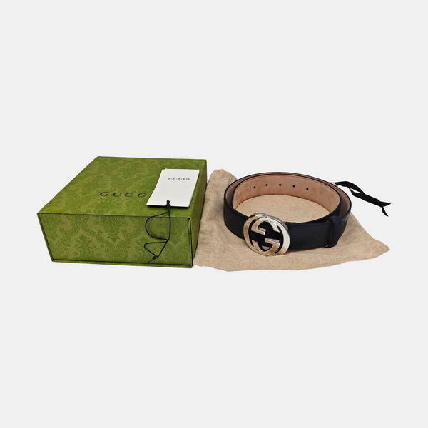 Leather Belt Blue