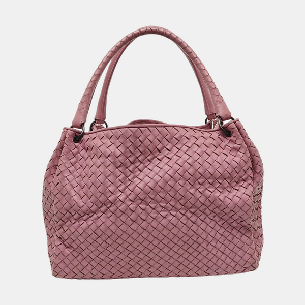 Authenticated pre-owned  Parachute Lambskin Pink - Top Handle Bag at Looply