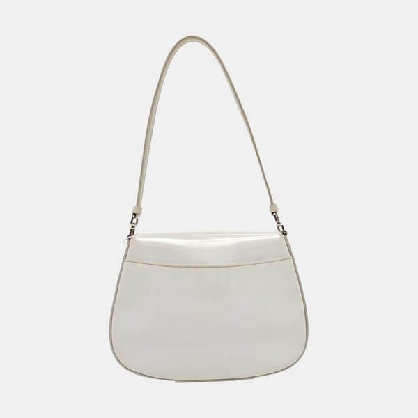 Cleo Saffiano Calfskin White