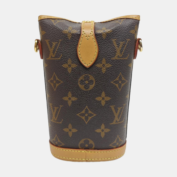 FOLD ME Monogram Coated Canvas Brown