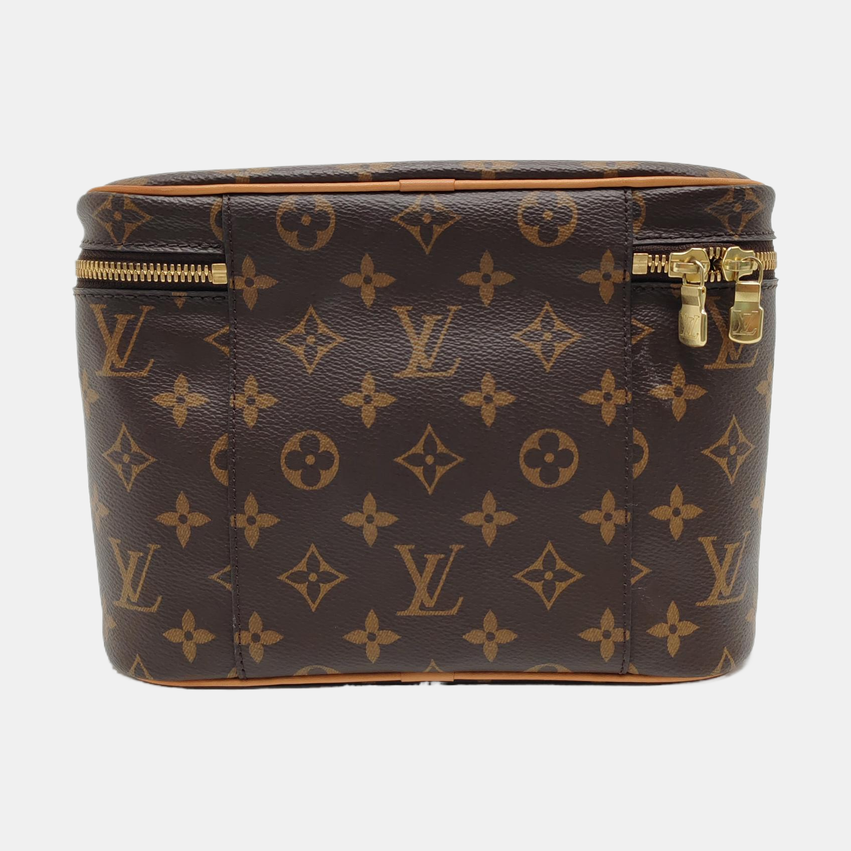 NICE Monogram Coated Canvas Brown