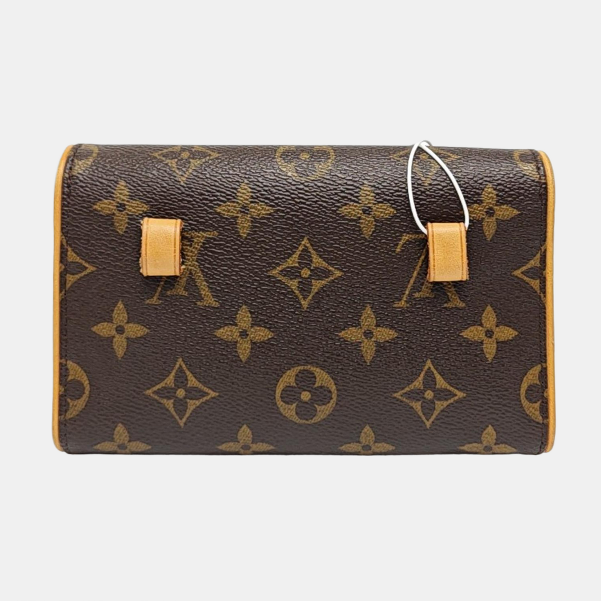 FLORENTINE Monogram Coated Canvas Brown