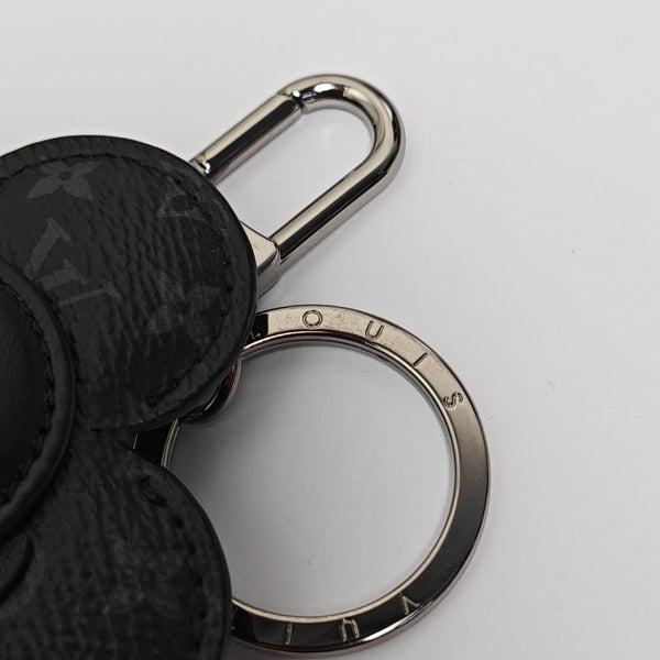 Leather Bag Charm Black