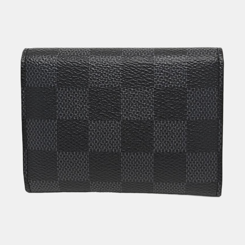 ENVELOPPE Damier Graphite Coated Canvas Gray Card Holder