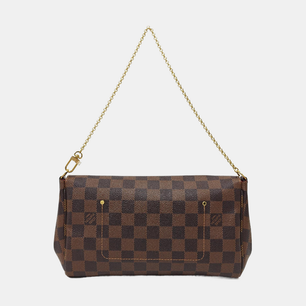 FAVORITE MM Damier Ebene Coated Canvas Brown