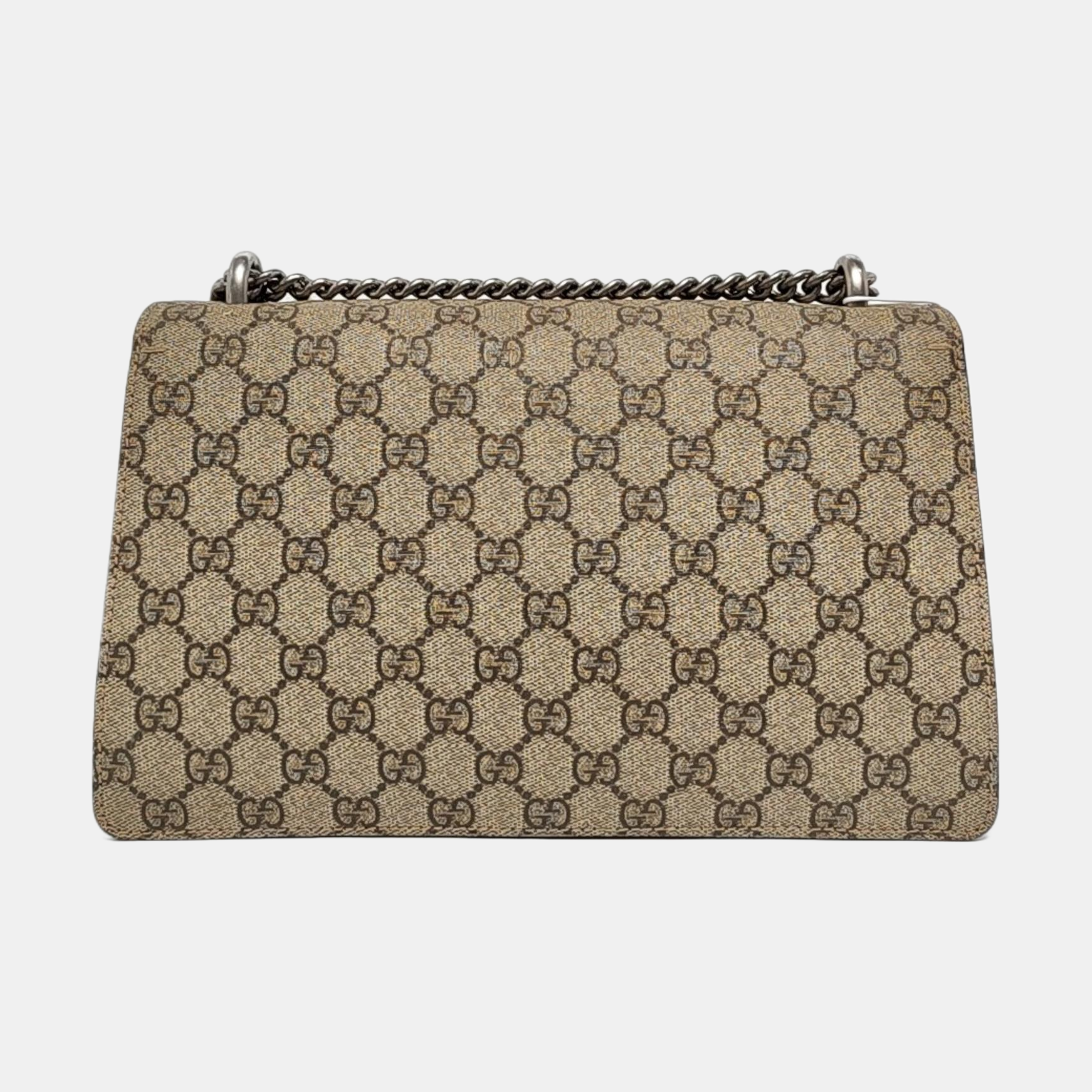 Authenticated pre-owned  Dionysus Small Monogram Coated Canvas Beige - Shoulder Bag at Looply