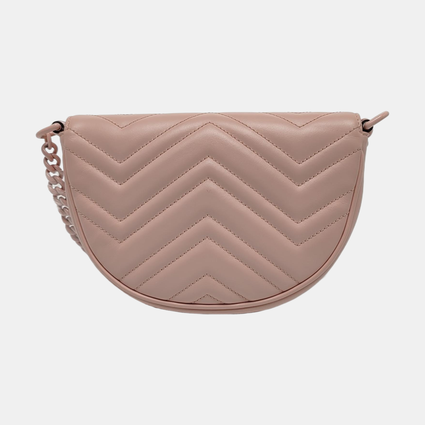 GG Marmont Mini Chevron Lambskin Pink
