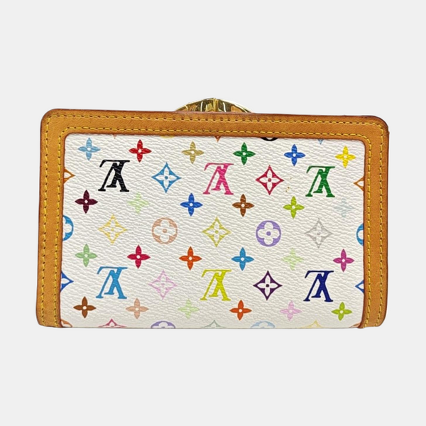 LV × TM VIENNOIS Monogram Coated Canvas White Wallet