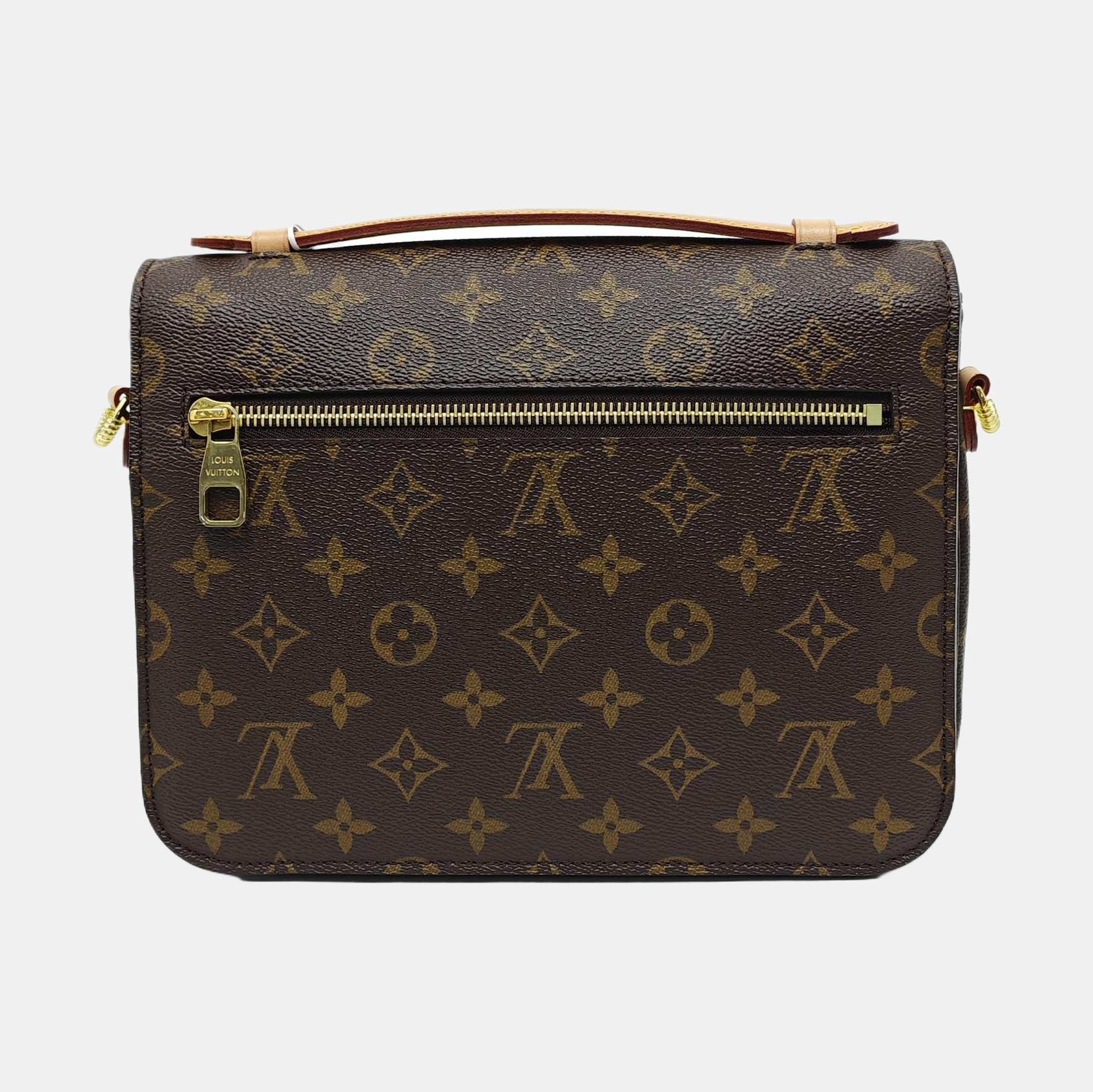 MÉTIS MM Monogram Coated Canvas Brown