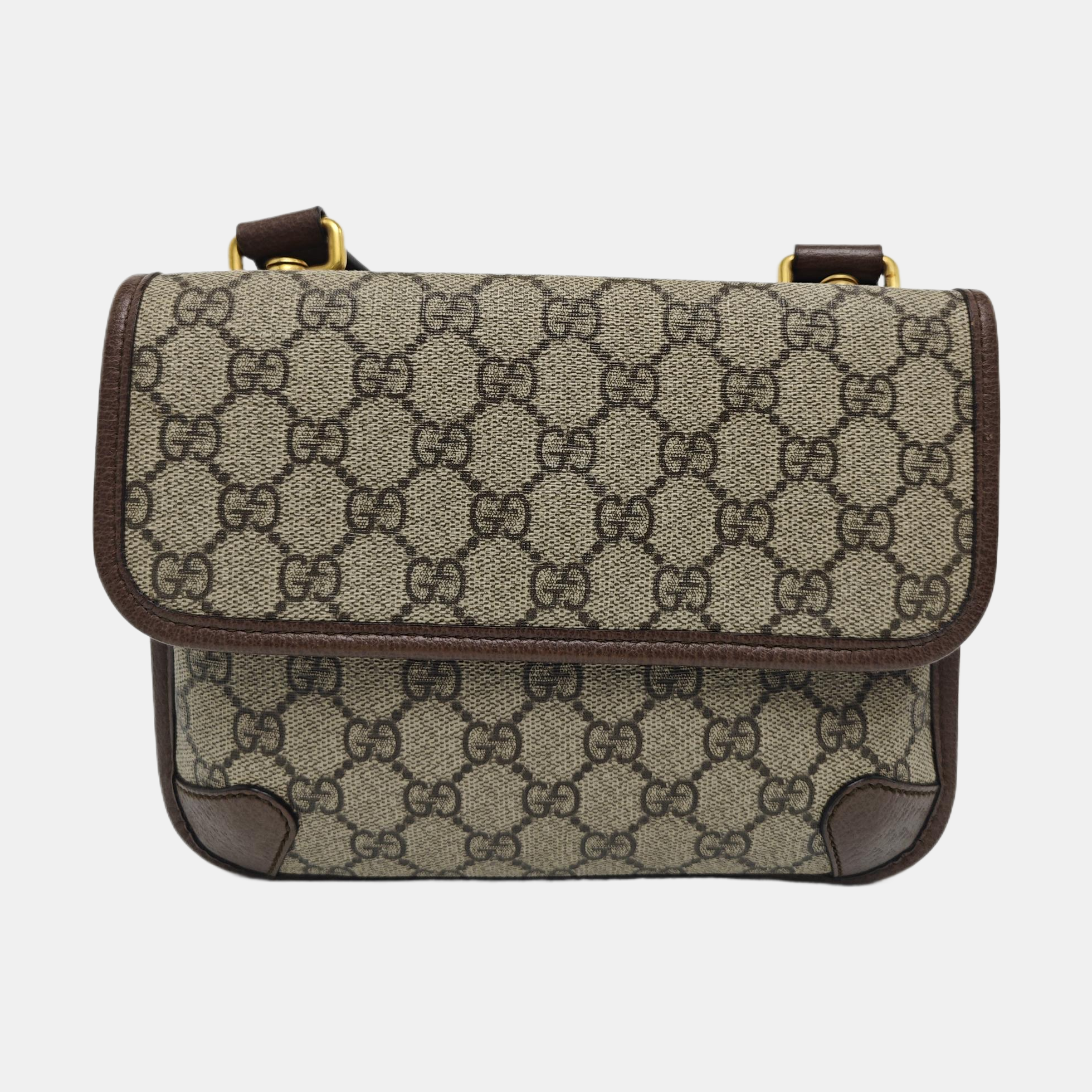Neo Vintage Small Monogram Coated Canvas Beige