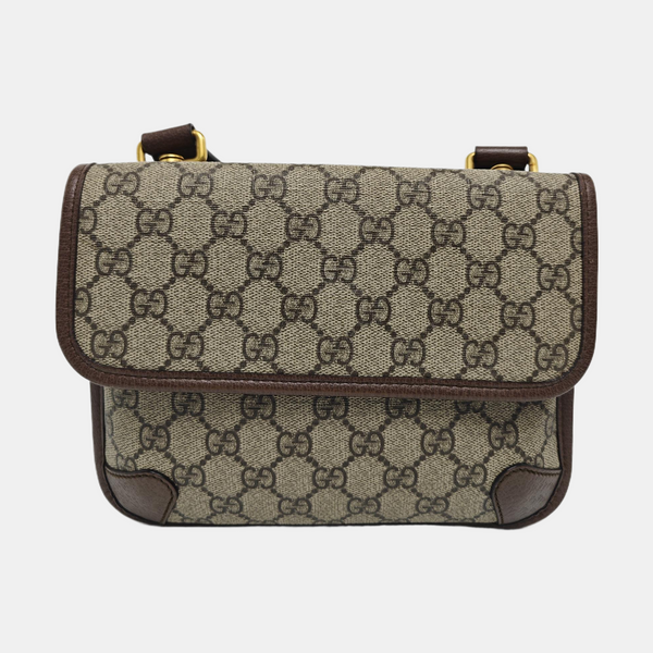 Neo Vintage Small Monogram Coated Canvas Beige