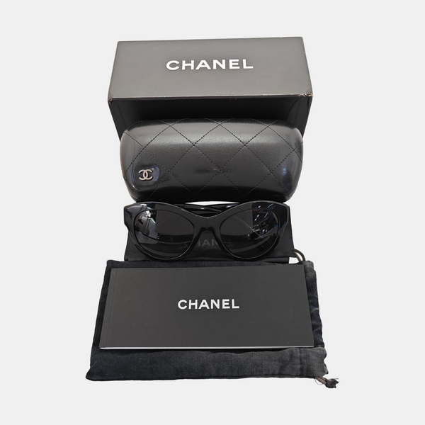 Synthetic Sunglasses Black