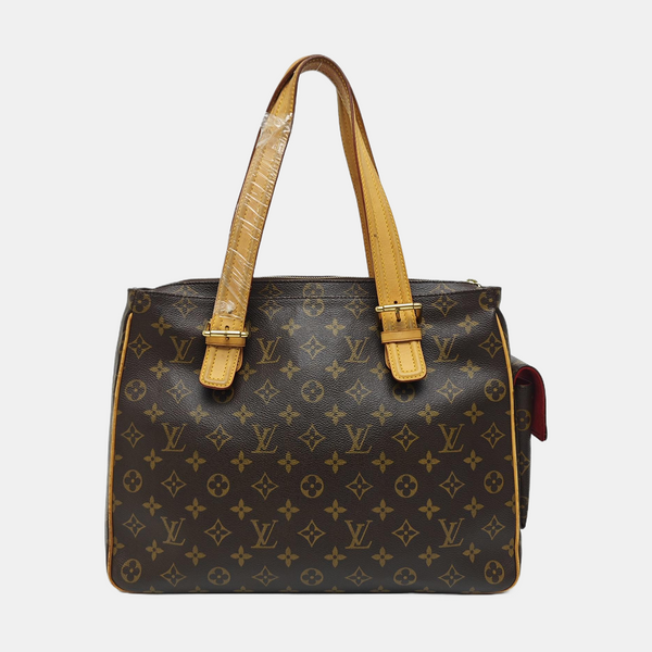 MULTIPLE Monogram Coated Canvas Brown