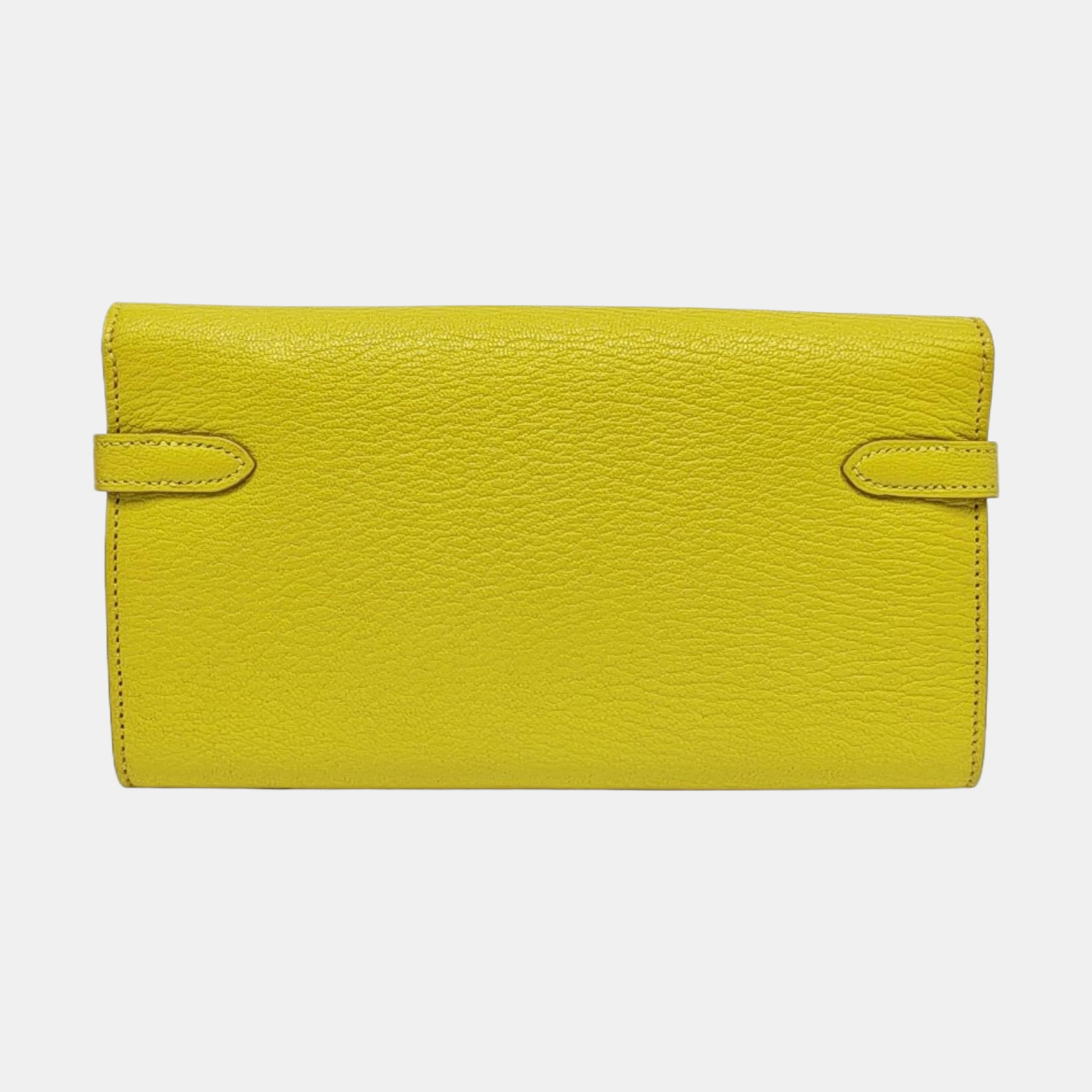 Kelly 19 Chèvre Mysore Yellow Wallet