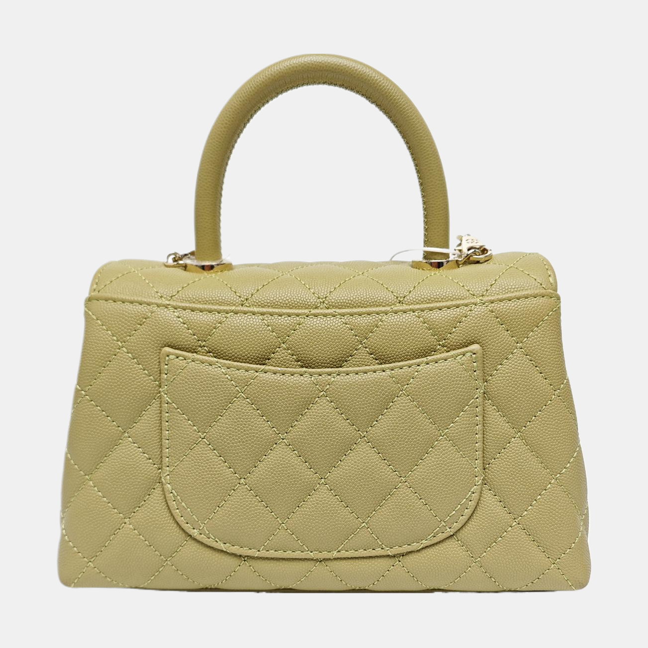 COCO HANDLE Small Grained Calfskin Green